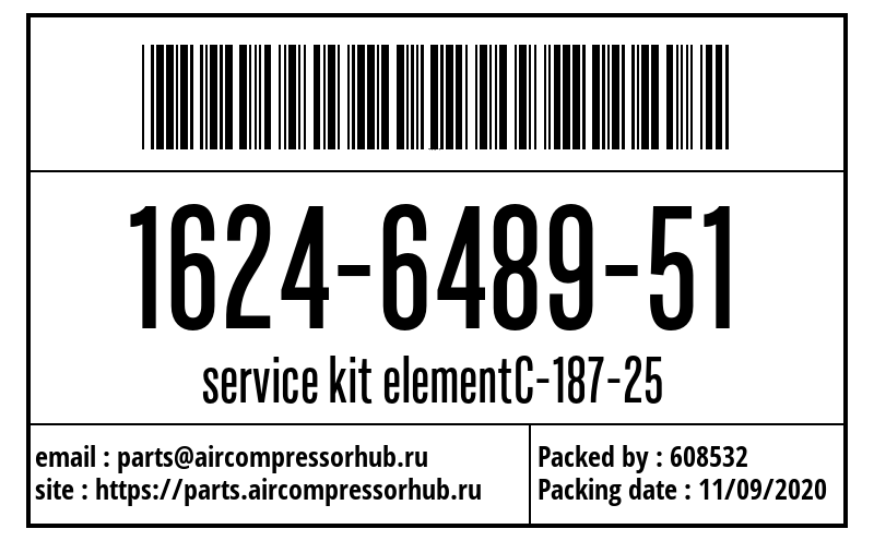 service kit elementC-187-25 service kit elementC-187-25 1624648951