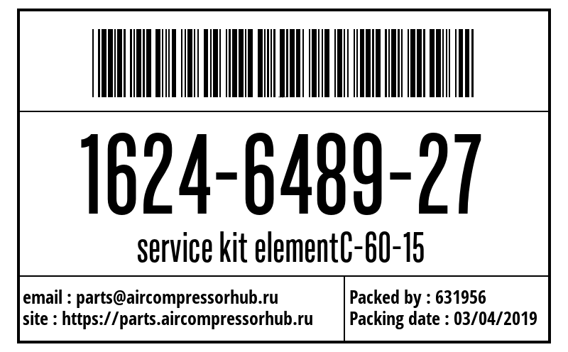 service kit elementC-60-15 service kit elementC-60-15 1624648927