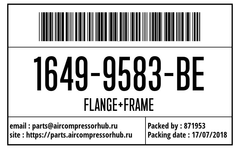 FLANGE+FRAME FLANGE+FRAME 16499583BE