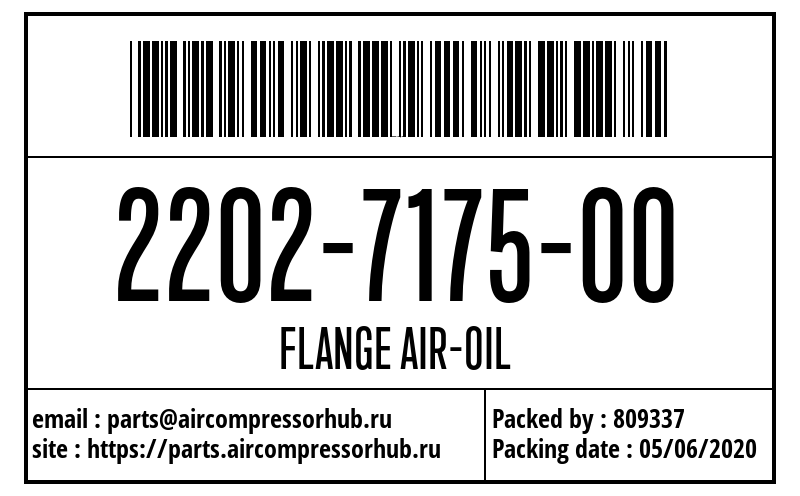 Фланец FLANGE AIR-OIL 2202717500