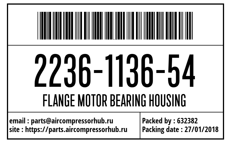 FLANGE MOTOR BEARING HOUSING FLANGE MOTOR BEARING HOUSING 2236113654