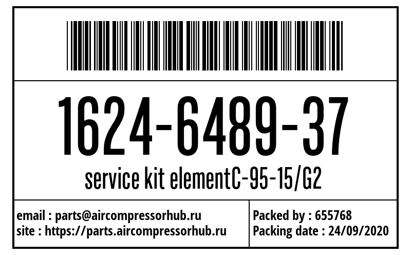 service kit elementC-95-15/G2 service kit elementC-95-15/G2 1624648937