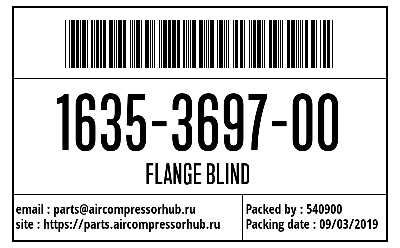 FLANGE BLIND FLANGE BLIND 1635369700